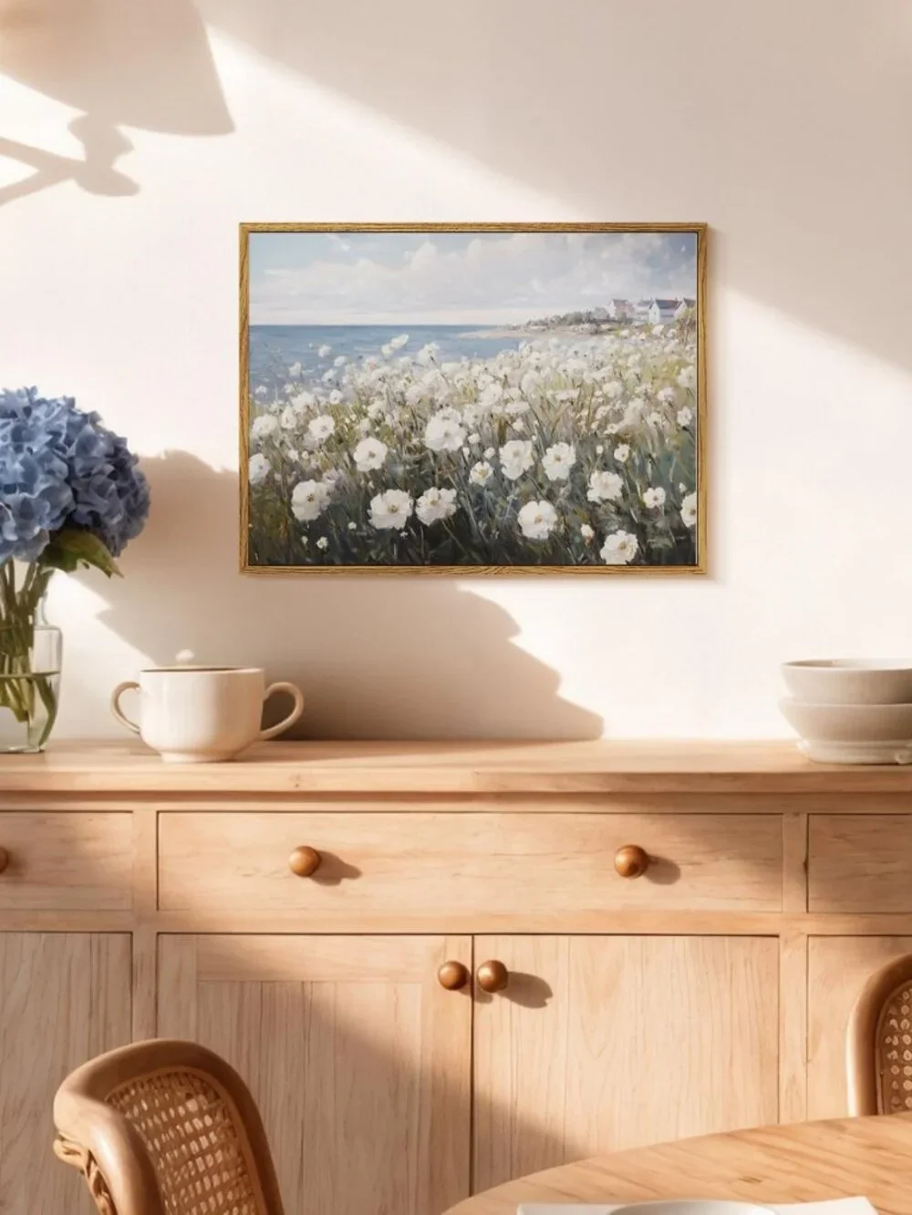 Vintage Coastal Wildflower Canvas Art 12